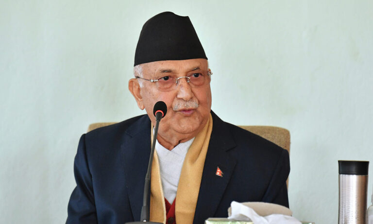 उपनिर्वाचनमा गालीगलौज नगरी एजेण्डामा आधारित बहस गर्न ओलीको आग्रह