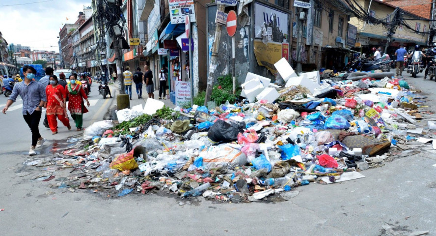काठमाडौंको फोहोर आजबाट उठ्ने