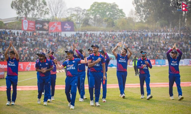 युएईले नेपाललाई दियो ३११ रनको विशाल लक्ष्य