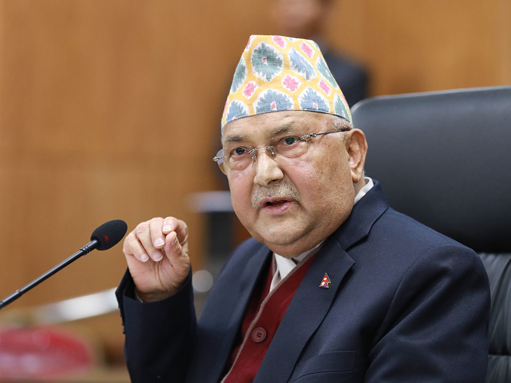 ओलीको आरोपः सत्ता गठबन्धन लुट्न मात्रै हो, निर्वाचन गराउन सक्दैन