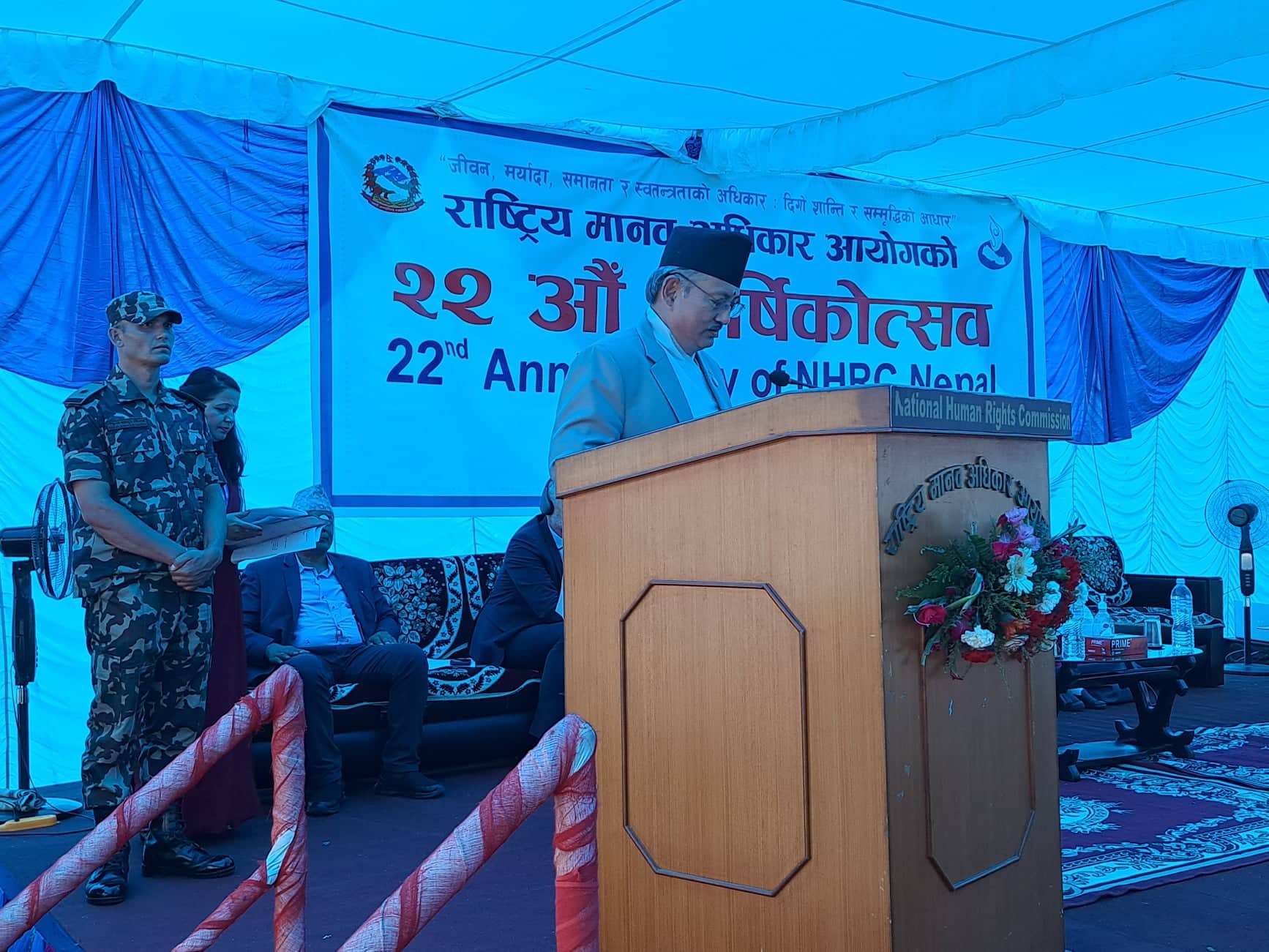 आयोगले गरेका सिफारिसको कार्यान्वयन गर्न सरकार प्रतिबद्ध : गृहमन्त्री खाँण