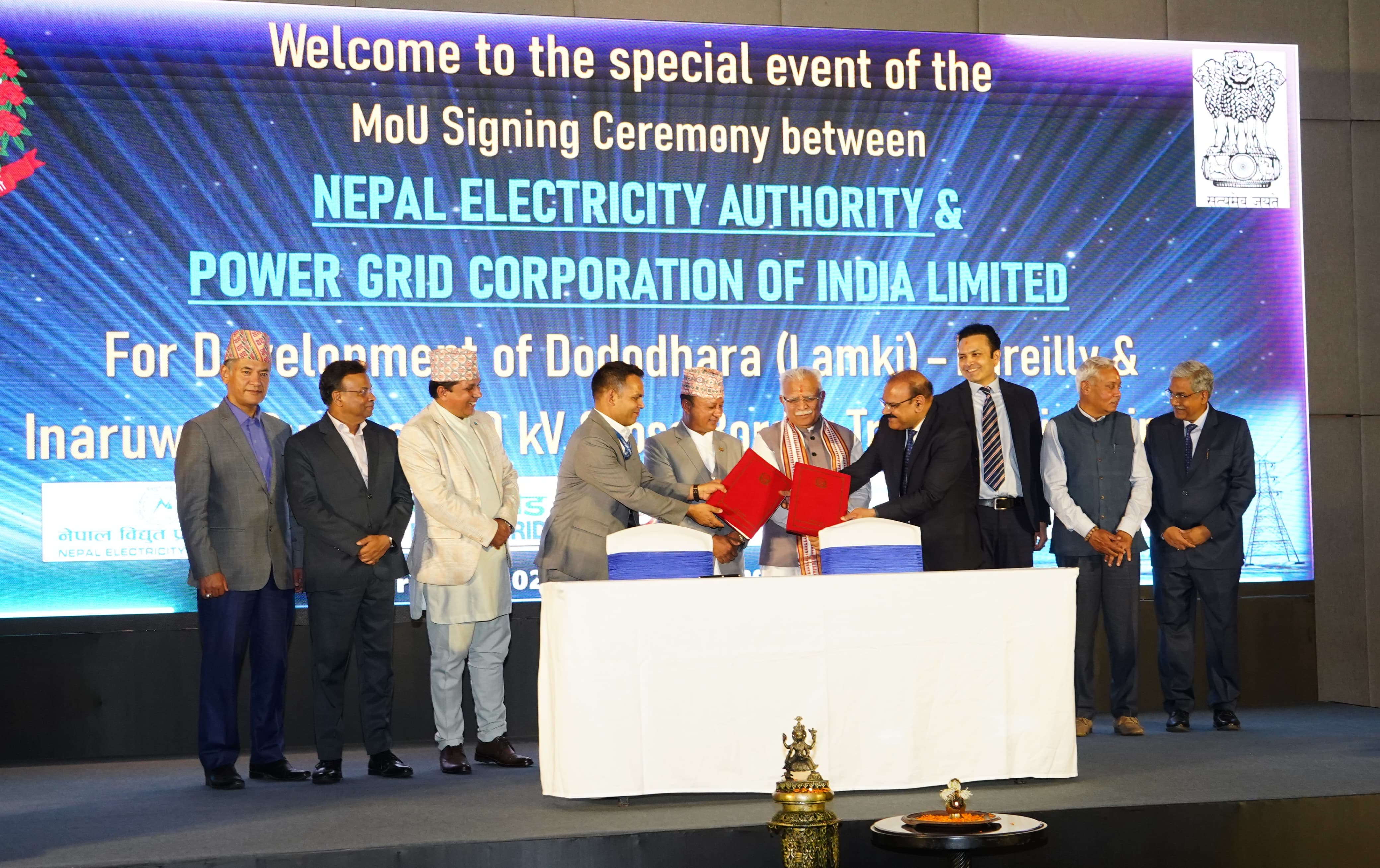 नेपाल भारत ऊर्जा सहकार्यलाई नयाँ गति दिँदै भारतीय मन्त्री खट्टरको दुई दिने नेपाल भ्रमण सम्पन्न