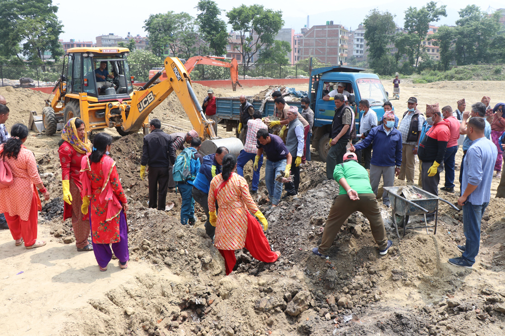 सयौँ वर्ष पुरानो समाधिस्थल जोगाउन दशनामी समाजद्धारा अभियान सुरु