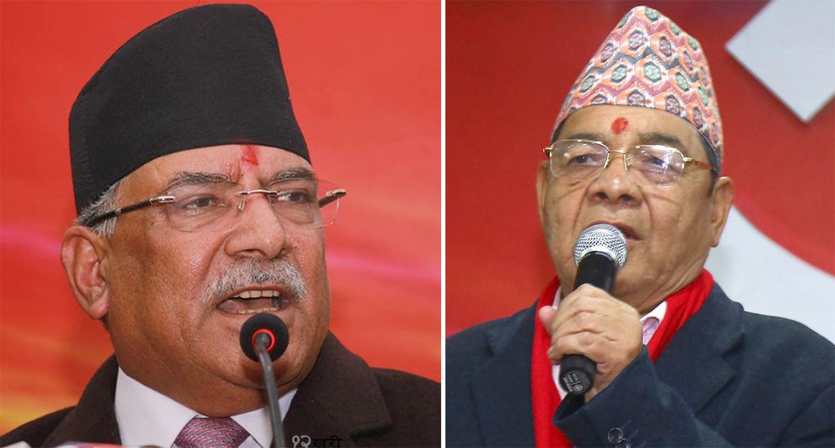 प्रचण्ड र वामदेवबीच सिंहदरबारमा आधा घण्टा भेटवार्ता