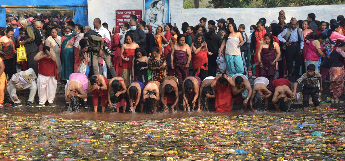 मातातीर्थ औँसी अर्थात् आमाको मुख हेर्ने दिन 