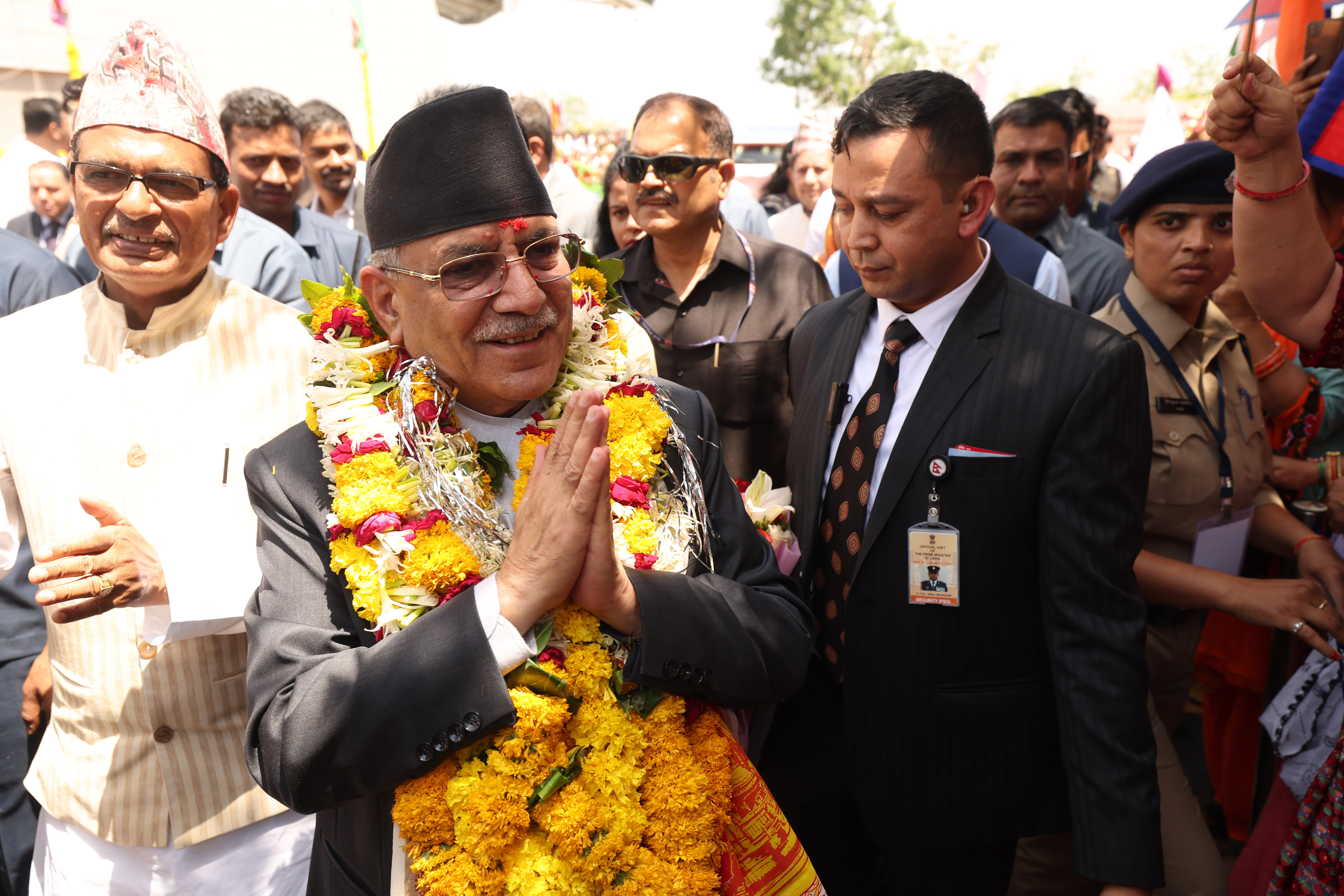 प्रधानमन्त्री प्रचण्ड इन्दौरमा