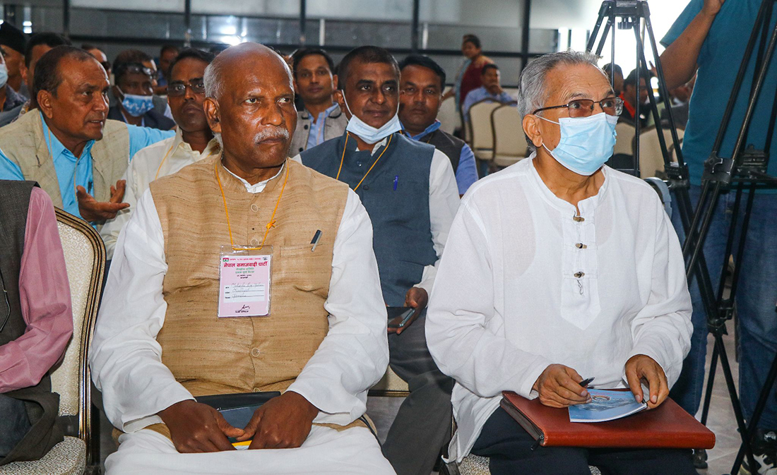 नेपाल समाजवादी पार्टीको अध्यक्षमा बाबुराम भट्टराई र महेन्द्रराय यादव