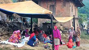भूकम्पबाट प्रहरी कार्यालय भत्किएपछि त्रिपालबाटै काम
