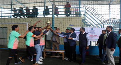 एफएनजे मिडिया कप फुटसलको उपाधि न्युज २४ लाई
