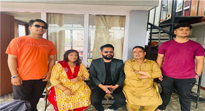 काठमाडौं-१६ का वडाध्यक्ष रिजालको निवासमा मेयर बालेनको ‘लञ्च मिटिङ’