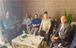 तत्कालिन नेकपाका पाँच सचिवालय सदस्यका भेटवार्ता