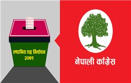 कांग्रेस उपसमितिको रिपोर्ट -  स्थानीय तहमा ४४ प्रतिशत जित्यौँ