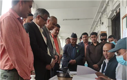 मंसिर ४ गते हुने निर्वाचनका लागि आयोगमा एमाले पार्टी दर्ता