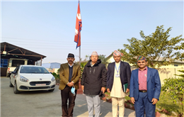  प्रदेश नंं १ का प्रदेश प्रमुखसंग वेपत्ता आयोगका अध्यक्षको भेट