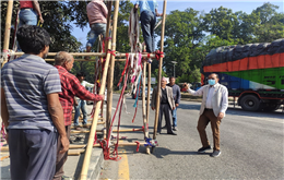 एमाले महाधिवेशनका लागि चितवनका ठाउँठाउँमा स्वागतद्वार निर्माण सुरु
